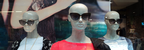 Generic, anonymous mannequins on the highstreet.